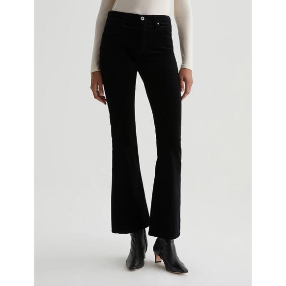 $245 AG Jeans Farrah Boot Velvet Super Black - 27